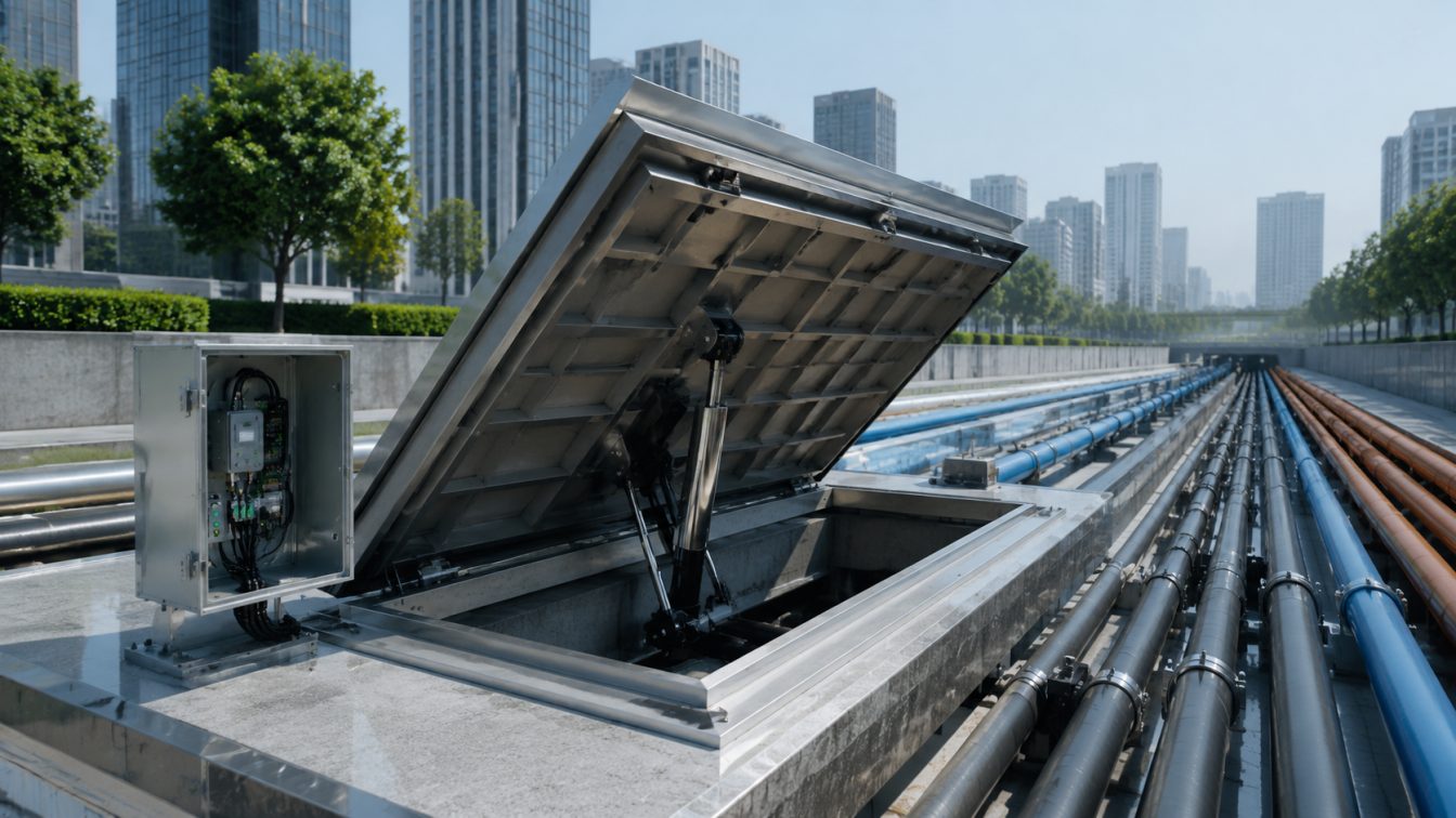 雨城区为城市管廊提供智能配套方案